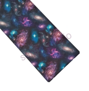 Bavlněné plátno - barevná galaxie