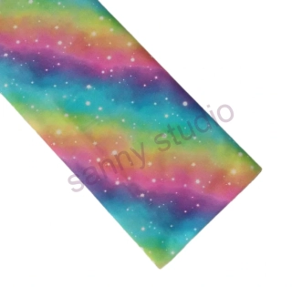 Bavlněná látka - barevná galaxie