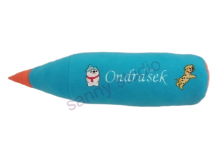 Polštář tužka se jménem